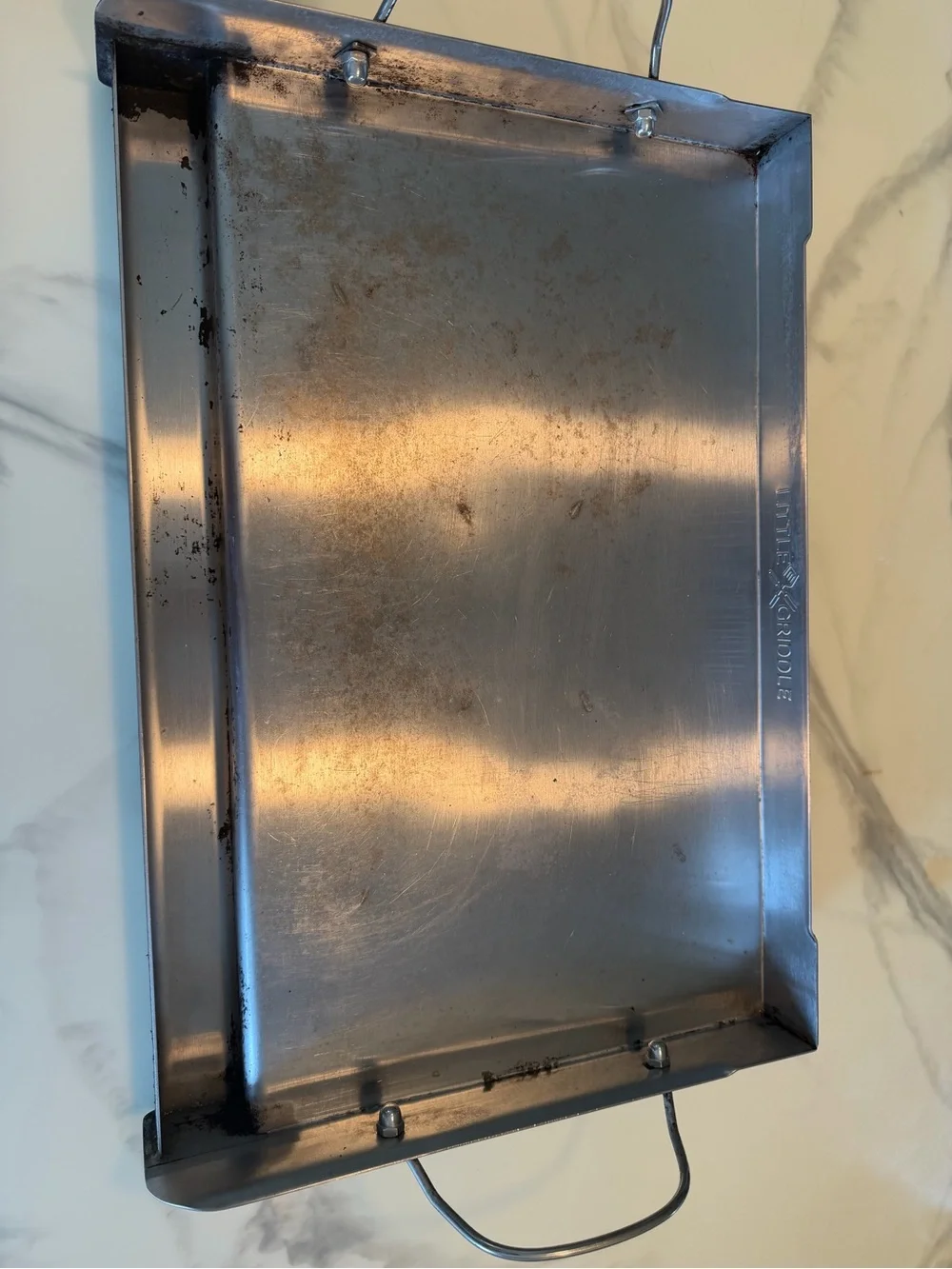 USED LITTLE GRIDDLE 100% Stainless Steel Griddle